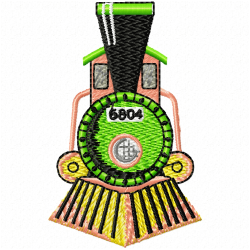 Trains Embroidery Design 7 Trains Embroidery Design 7